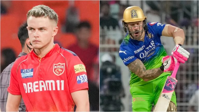 IPL 2024: RCB Captain Faf du Plessis Fined For Slow Over-Rate; PBKS Skipper Sam Curran Reprimanded For Level 1 Offence