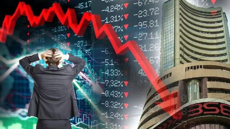 Earthquake in Indian stock market due to America, Sensex fell by 700 points