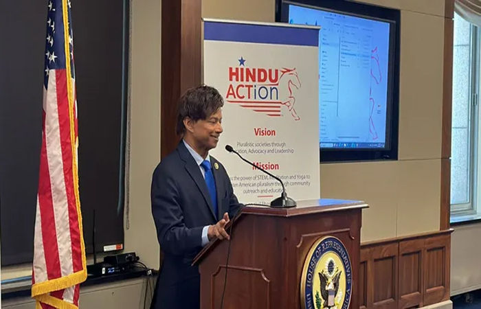 Indian American MP warns, targeting of Hindus in America has just started