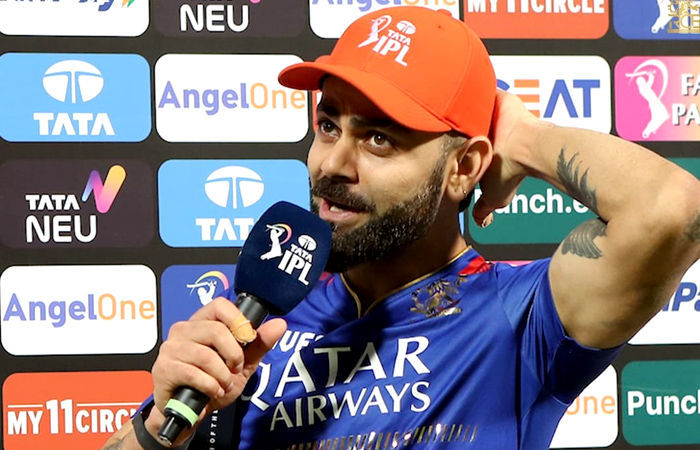 Kohli took it to heart!  Said after the spectacular victory against GT – Our self-respect too..