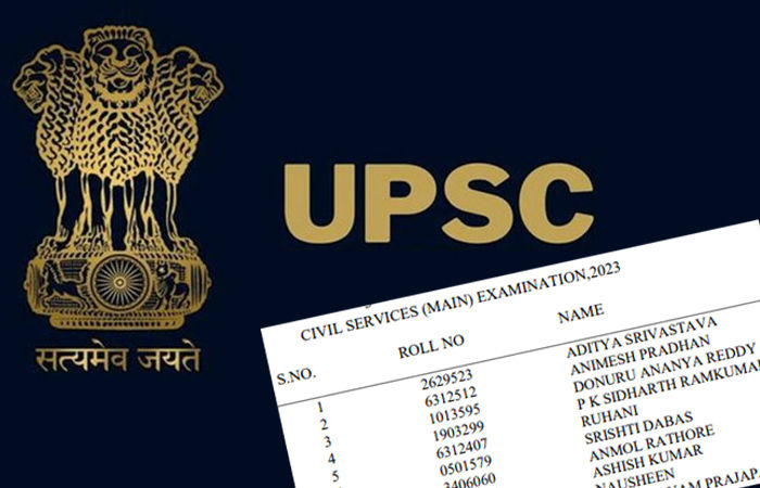 UPSC CSE Result 2023: Aditya Srivastava becomes topper, see list of top-10 candidates