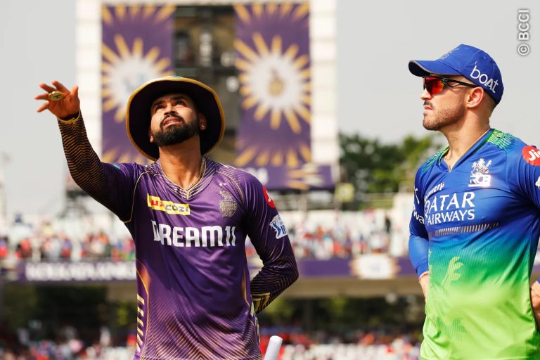 IPL 2024: Watch- Faf Du Plessis Smiles Broadly As Camera Zooms In On The Coin After Toss In KKR V RCB Match