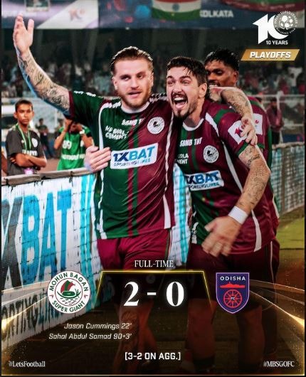 ISL 2023-24: Mohun Bagan defeats Odisha FC in Super Giant final