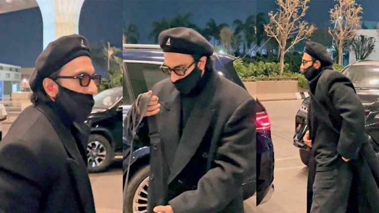 Seeing Ranveer in mask and overcoat, fans gave strange reaction on social media