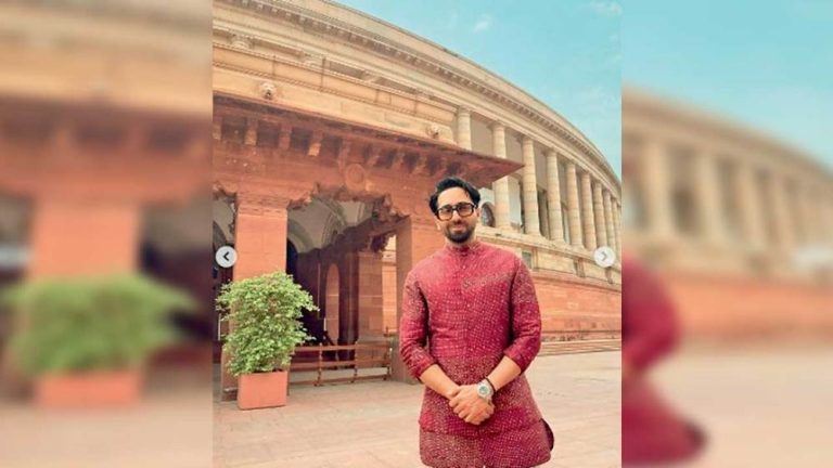 Ayushyan Khurana visits new Parliament and shares pictures