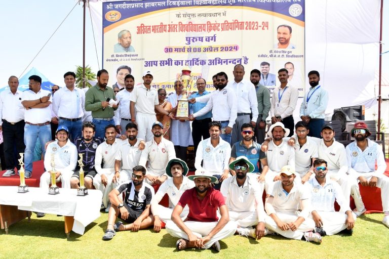 Sreejjeti University becomes All India Inter University Cricket Champion