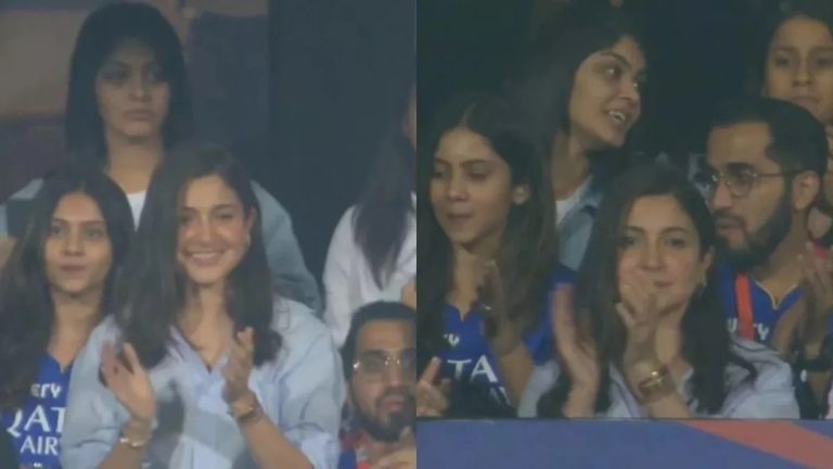 Anushka Sharma came to watch the match for the first time after Akay’s birth, this was the actress’ reaction to Virat’s fours and sixes – News India Live