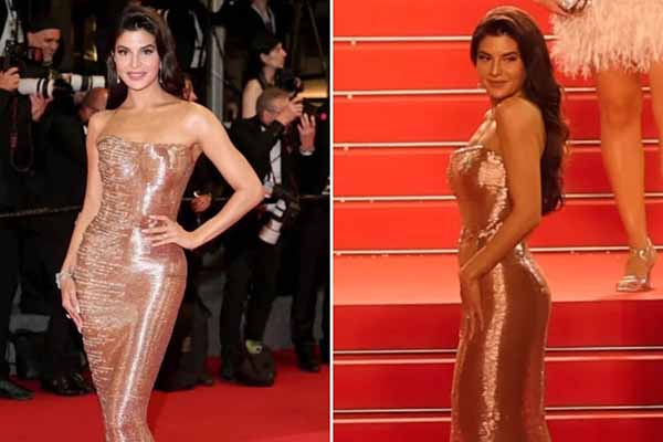 Jacqueline Fernandez mesmerizes audience in Michel de Couture strapless shimmery gown