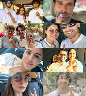 TV stars Neha Kakkar, Sharib Hashmi, Karan Singh Grover, Gurmeet Choudhary also shine on polling day