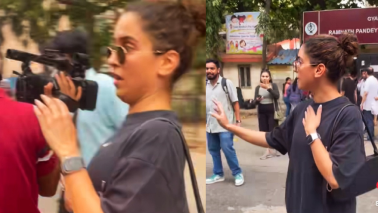 Sanya Malhotra Nearly Hit By Camera, Urges Paparazzi To Be More Careful