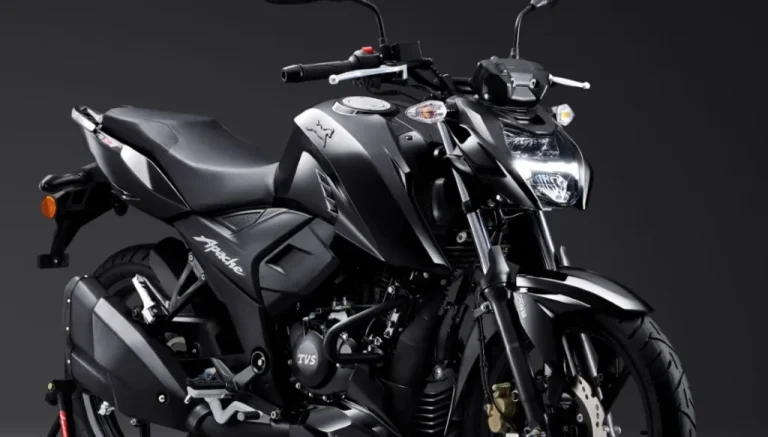 Black Dark Edition of TVS Apache RTR 160 launched in a more dangerous look than before, the price is so high that anyone can buy it