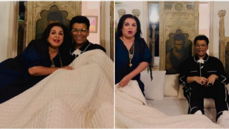 Farah Khan Gets ‘In Bed’ With Karan Johar On His Birthday; Watch Hilarious Banter