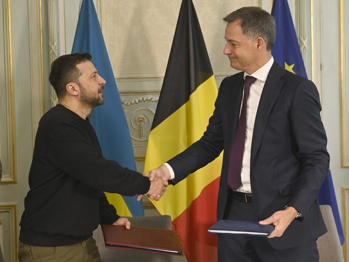 Belgium commits $1 billion to Ukraine as Zelenskyy continues his European tour