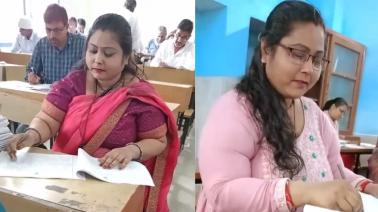 Bihar Teacher Makes Reels While Checking Exam Sheets: Sparks Outrage