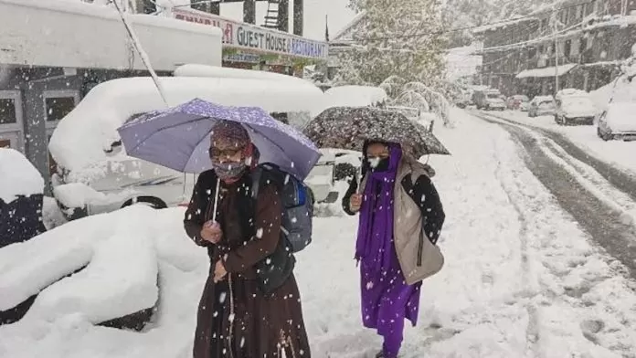 IMD’s Yellow Alert: Up to five inches of snowfall in this area of ​​Himachal, alert of rain for two days