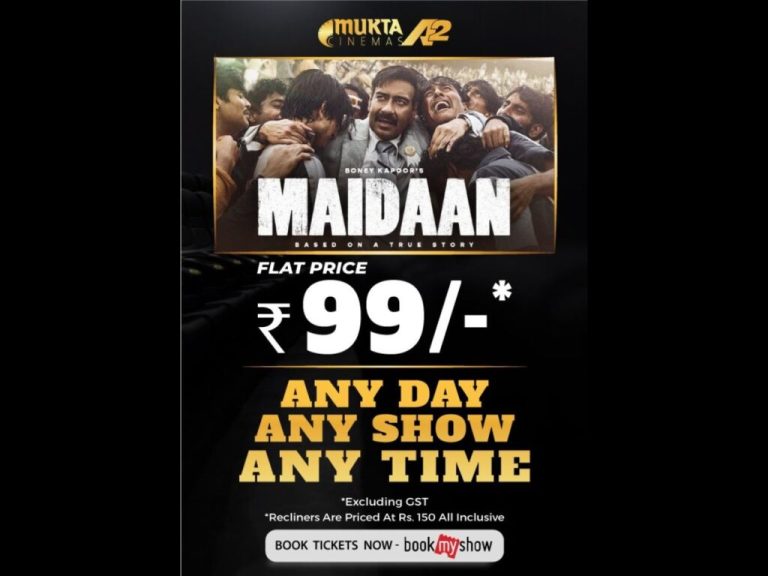 Mukta A2 Cinemas celebrates the spirit of India with ‘exclusive pricing’ for ‘Maidaan’