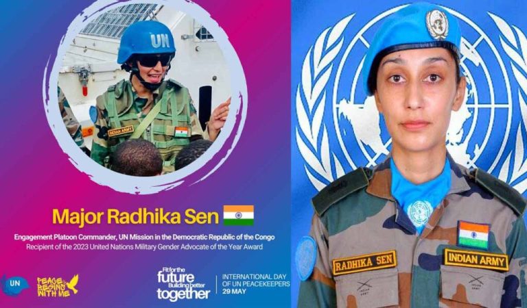 Indian Army Major Radhika Sen to receive UN award for advocacy-Read