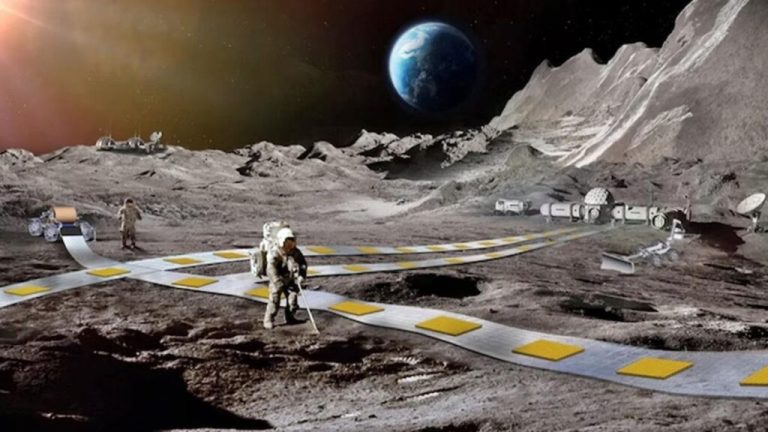 Lunar Station: NASA plans to build a lunar railway on the Moon