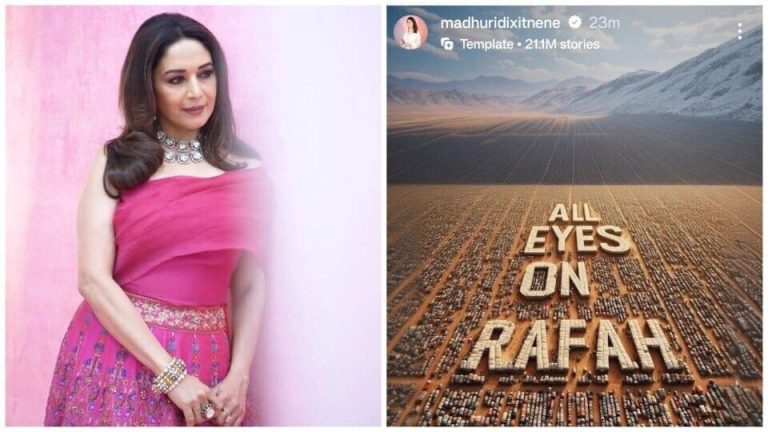 This is disappointing;  As soon as Madhuri deleted the 'All eyes on Rafa' post, netizens expressed their displeasure