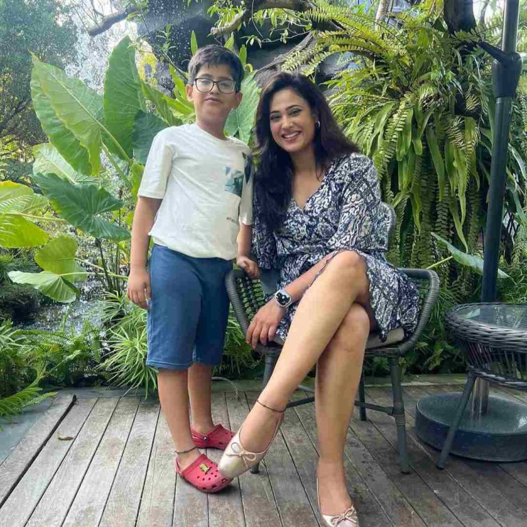 Shweta Tiwari’s Stylish Vacation Snaps with Son Reyansh