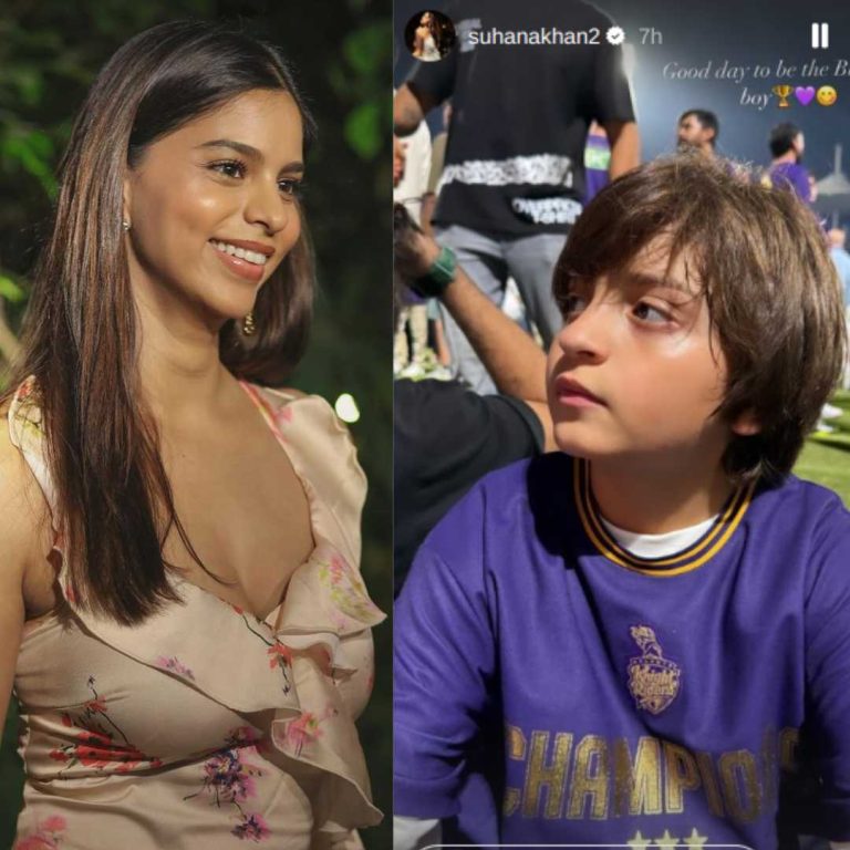 Suhana Khan’s Special Birthday Greeting for AbRam Amid KKR Triumph