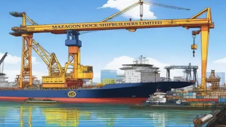 Mazagon Dock's Profit: Mazagon Dock made huge profits, know how much percentage the share jumped..