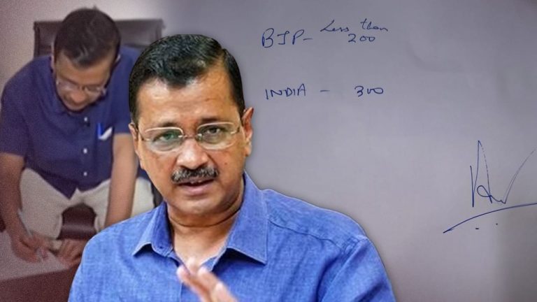 EXCLUSIVE: Kejriwal says in writing – BJP will lose 200 seats, All India will get so many seats.