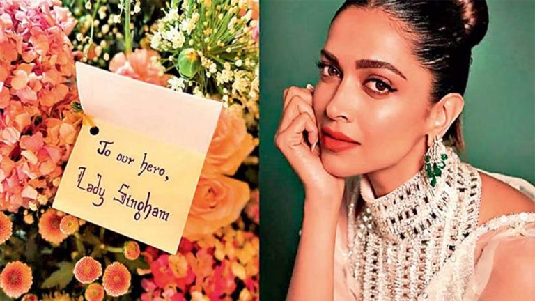 Bollywood: Lady Singham got a loving gift, fan wrote ‘for our hero’