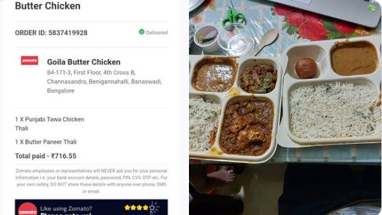 ‘She Is Pregnant, What If…,’ Asks Zomato Customer After Receiving Non-Veg Thali Instead Of Veg