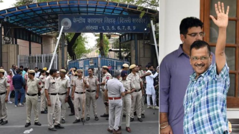 CM Arvind Kejriwal arrived at Tihar Jail to surrender