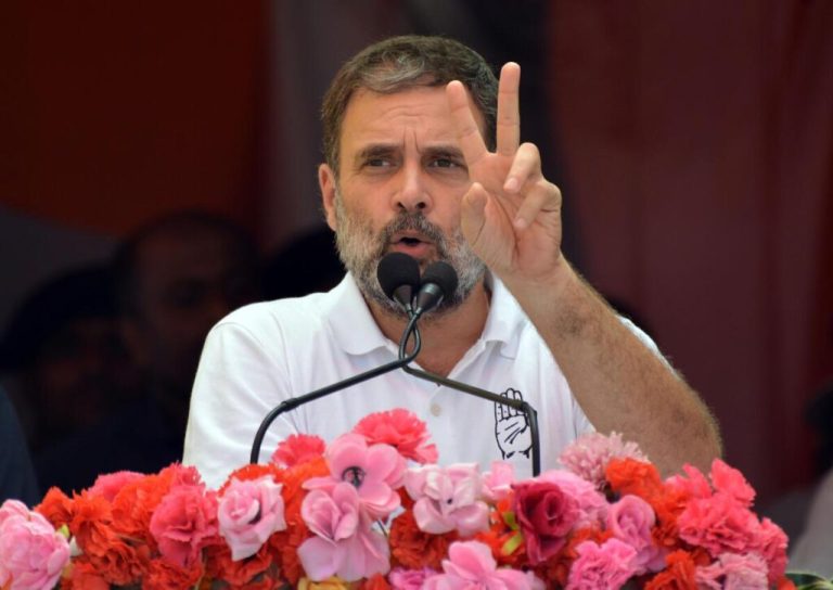 Rahul Gandhi takes a dig at PM Modi over 'God sent' remark