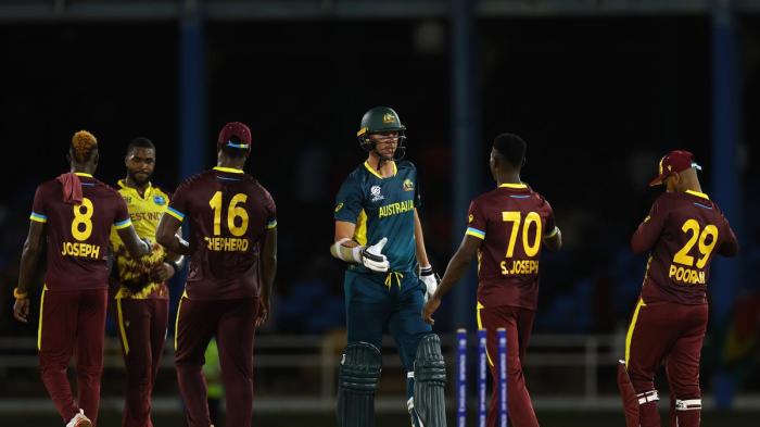 West Indies defeated Australia in the T20 World Cup warm-up match