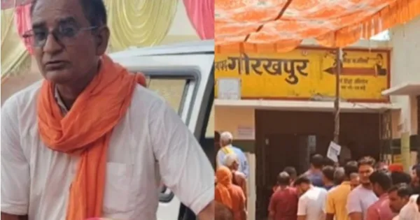 Voters queue at booths during the seventh phase of Lok Sabha elections