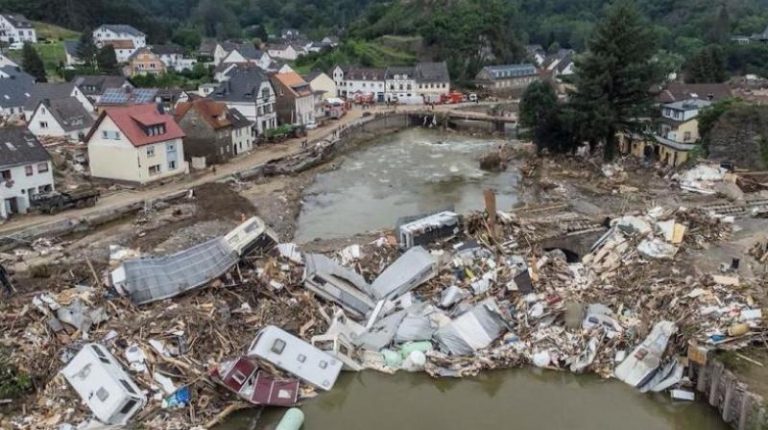 Terrible floods wreak havoc in Germany, 600 people evacuated from their homes