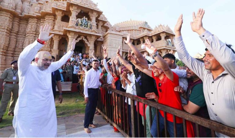 Amit Shah gains decisive lead of over 6 lakh votes in Gandhinagar Lok Sabha seat-Read