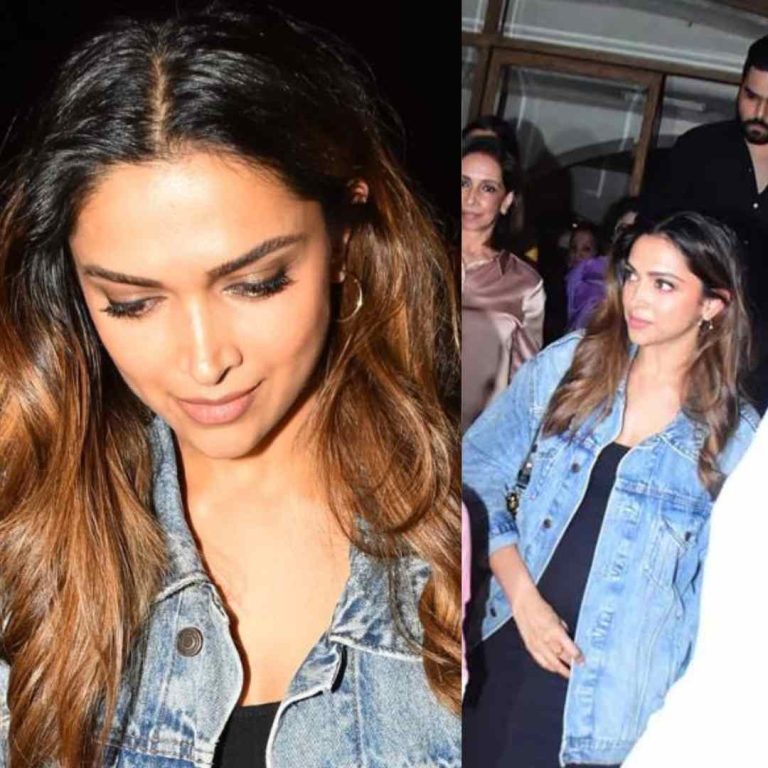 Deepika Padukone Flaunts Baby Bump in Stylish Dinner Outing