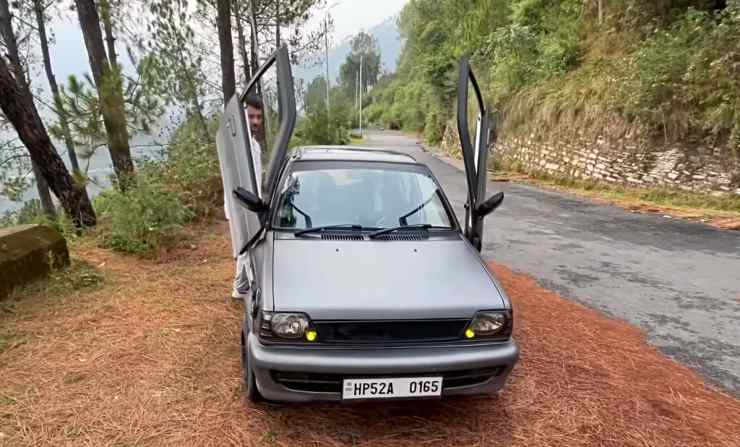 India's Craziest Modified Maruti 800: Scissor Doors And More (Video)