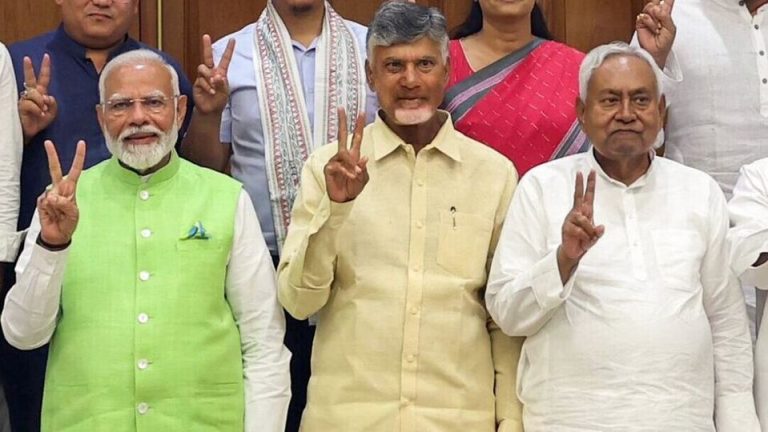 NDA Government: NDA government for the third time in the country?  Nitish Kumar, Chandrababu Naidu support Modi in writing