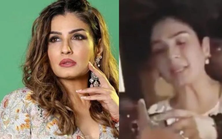 As Raveena Tandon was accused of assaulting an elderly woman, a crowd surrounded the actress, Raveena said – please don't hit me