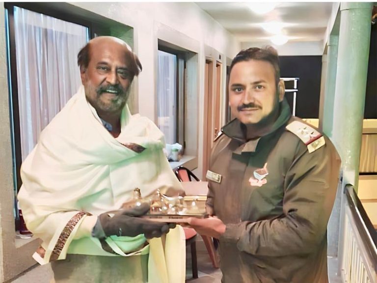 Uttarakhand Police felicitates superstar Rajinikanth-Read