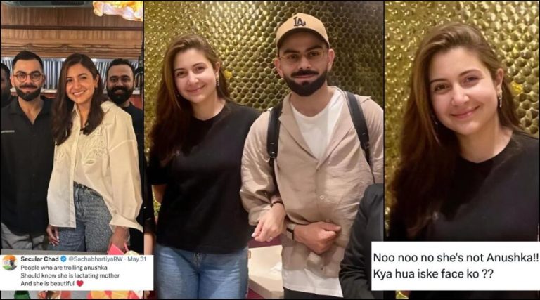 ‘What happened to her face?’: Anushka Sharma body-shamed as she wraps her hands around Virat Kohli before leaving for T20 WC (Reactions)