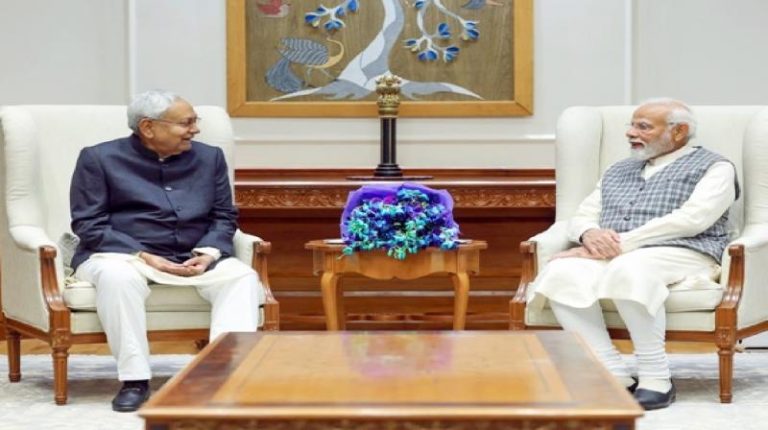 CM Nitish Kumar met Prime Minister Modi