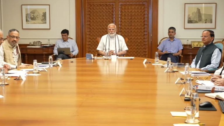 Post-election action PM Modi will hold snap meetings today and discuss next 100-day agenda