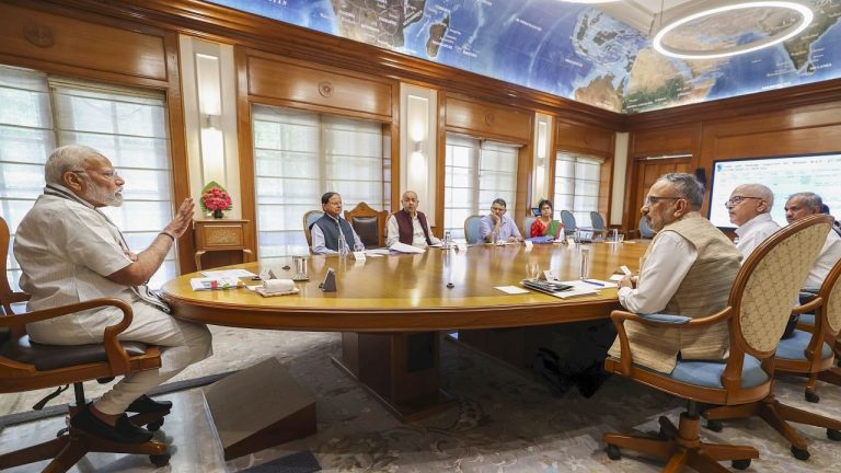 Ahead of Lok Sabha election results, Prime Minister Narendra Modi has been busy holding meetings and busy with work