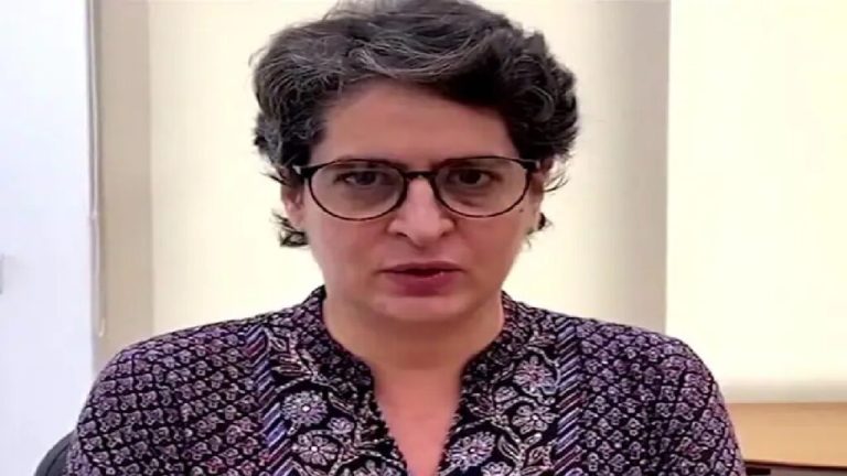 Priyanka Gandhi Vadra surrounded by sharing video of Ayushi Patel on NEET, BJP demands apology from Priyanka Gandhi on video of NEET aspirant Ayushi patel