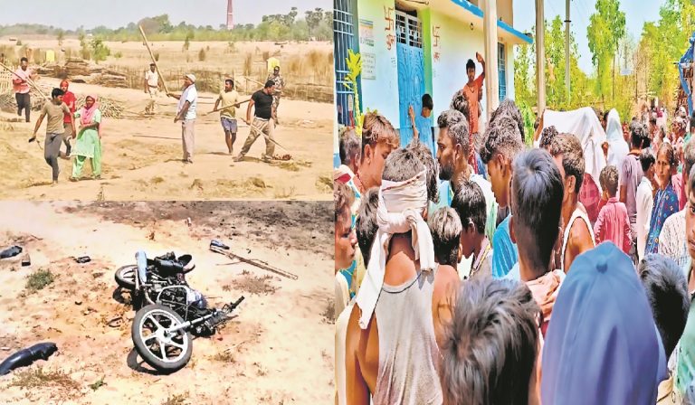 In Gaya, police and sand mafia barged into houses and attacked villagers, injuring more than 6 people in violent clashes.