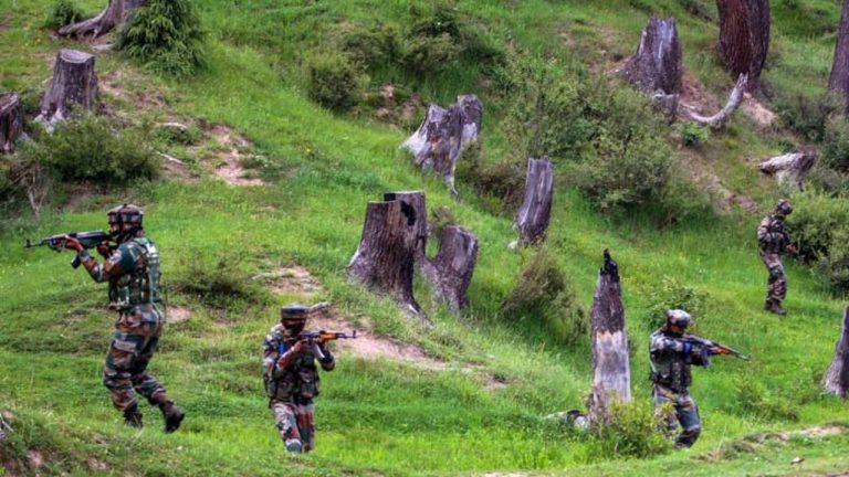 Security forces shot dead two Lashkar-e-Taiba terrorists in an encounter in Jammu and Kashmir's Pulwama.