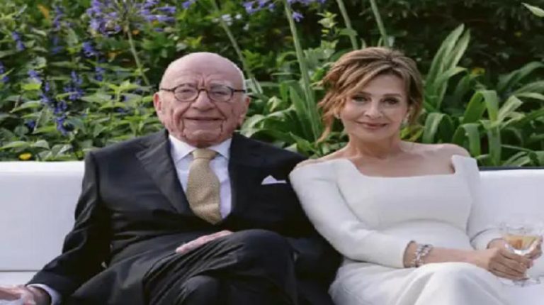 93-year-old Rupert Murdoch becomes groom for the 5th time, wedding photos revealed