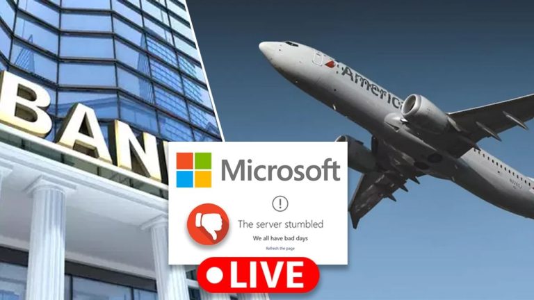 Microsoft Global Outage Live Updates: Microsoft outage wreaks havoc, shutting down many services around the world, including banks and airlines