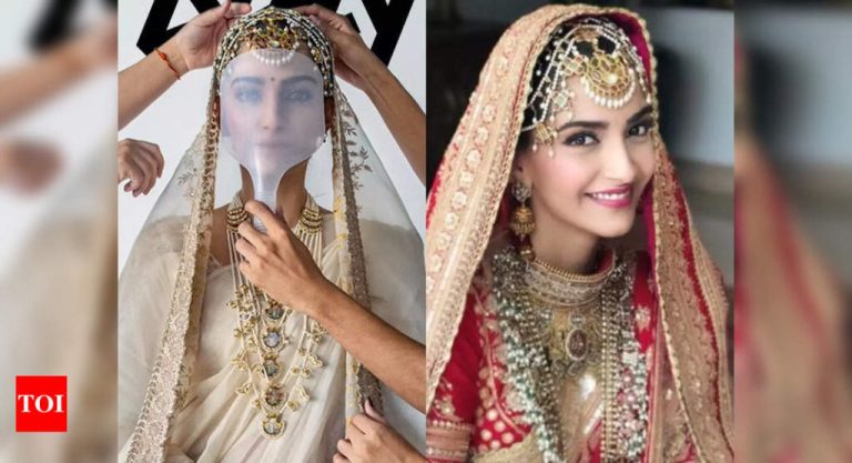 Sonam Kapoor Matha Patti: Sonam Kapoor Ahuja just repeated her wedding matha patti